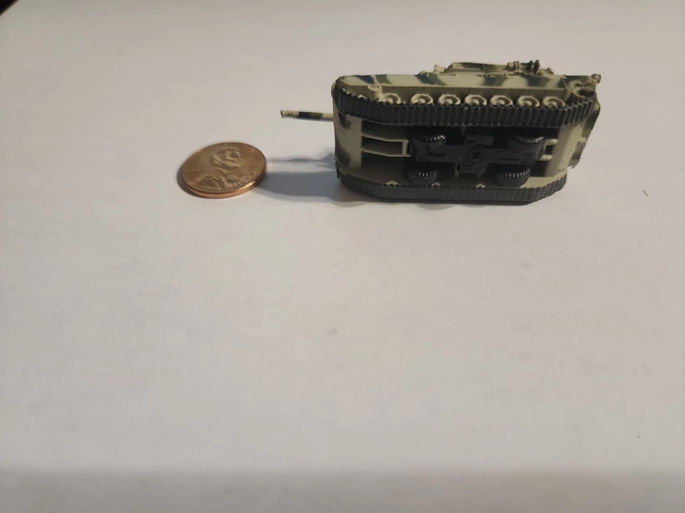 Micro Machines MILITARY M1A1 Abrams Tank Light and Dark Green Red Star Symbol - Image 4 of 4