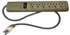 Electricord Power Tap 6 Outlets 15A 120V  E145449 60HZ MODEL:VG306