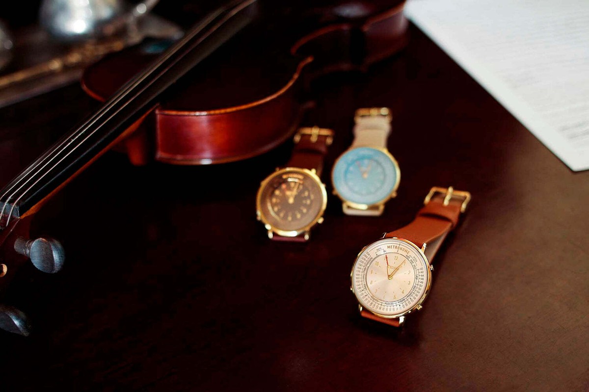 SEIKO SMW001A Metronome Watch Standard Line Calf Band Dark Brown