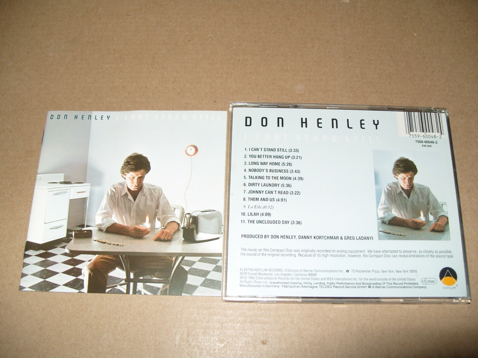Don Henley -  I Can't Stand Still 1989 cd Mint / Inlays Ex/Nm condition  (R1)