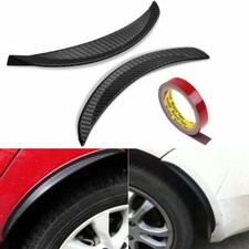 2 Piece 10 Carbon Texture Diffuser Fender Flares Lip For Dodge Wheel Wall Panel
