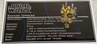 Lego Star Wars Custom UCS Style Sticker for 10018 Savage Opress