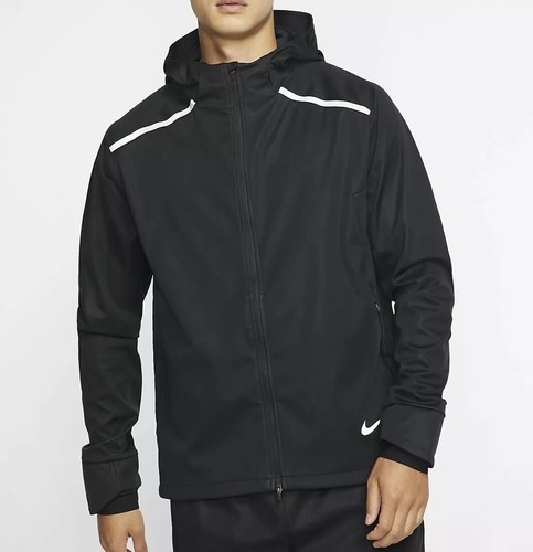 tempo enseñar Bergantín Chaqueta de Correr con Capucha Nike Shield para Hombre BV4880-010 Negra  Talla M Nueva | eBay