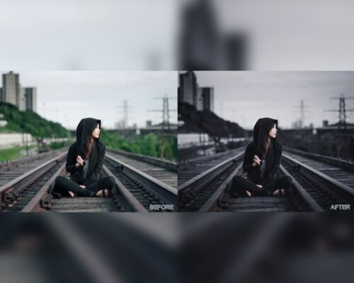 5 BLVCK presets Lightroom presets Black preset Dark presets Moody preset - Picture 3 of 8