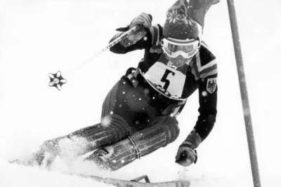 Rosi Mittermaier Deutsch Alpin Ski Olympia 4x6 Foto 