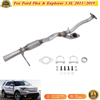 #ad #ad Front Exhaust Flex Pipe For Ford Flex amp; Explorer 3.5L 2011 2019 Easy to Replace $77.18