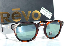 Revo STERLING Shiny Tortoise POLARIZED Green Grey GLASS Sunglass 1256 02 SG50
