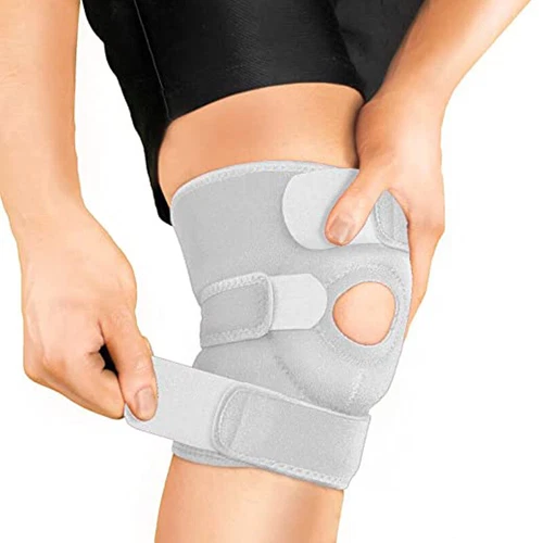 Knee Brace Compression Sleeve Joint Support Open Patella Stabilizer Wrap Straps - Picture 19 of 32