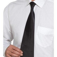 Deluxe Black Gangster Tie Adult