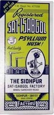 Sat Isabgol Psyllium Natural Husk Effective Relief from Constipation 50g.