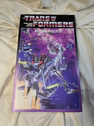 VINTAGE 1984 THE TRANSFORMERS JIGSAW PUZZLE 200 PIECE APC 1660-2 HASBRO