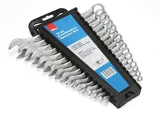 Hilka 16pc Combination Spanner Set Metric 6-22mm Open End Ring Wrenches