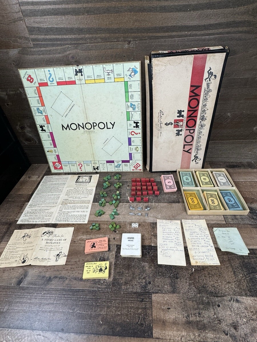 希少　モノポリー　米国版　ボードゲーム　木箱入り　パーカーブラザーズ Amazon.co.jp: ハズブロ ボードゲーム モノポリー ソアー