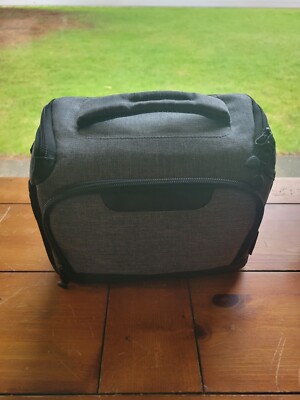 Gray Padded Camera Bag with shoulder strap new in open box