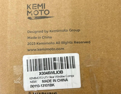 0SR95-HL8-211B KEMIMOTO UTV Roll Up/ Down Rear Window for Pioneer 1000 3P 6P - Picture 8 of 9