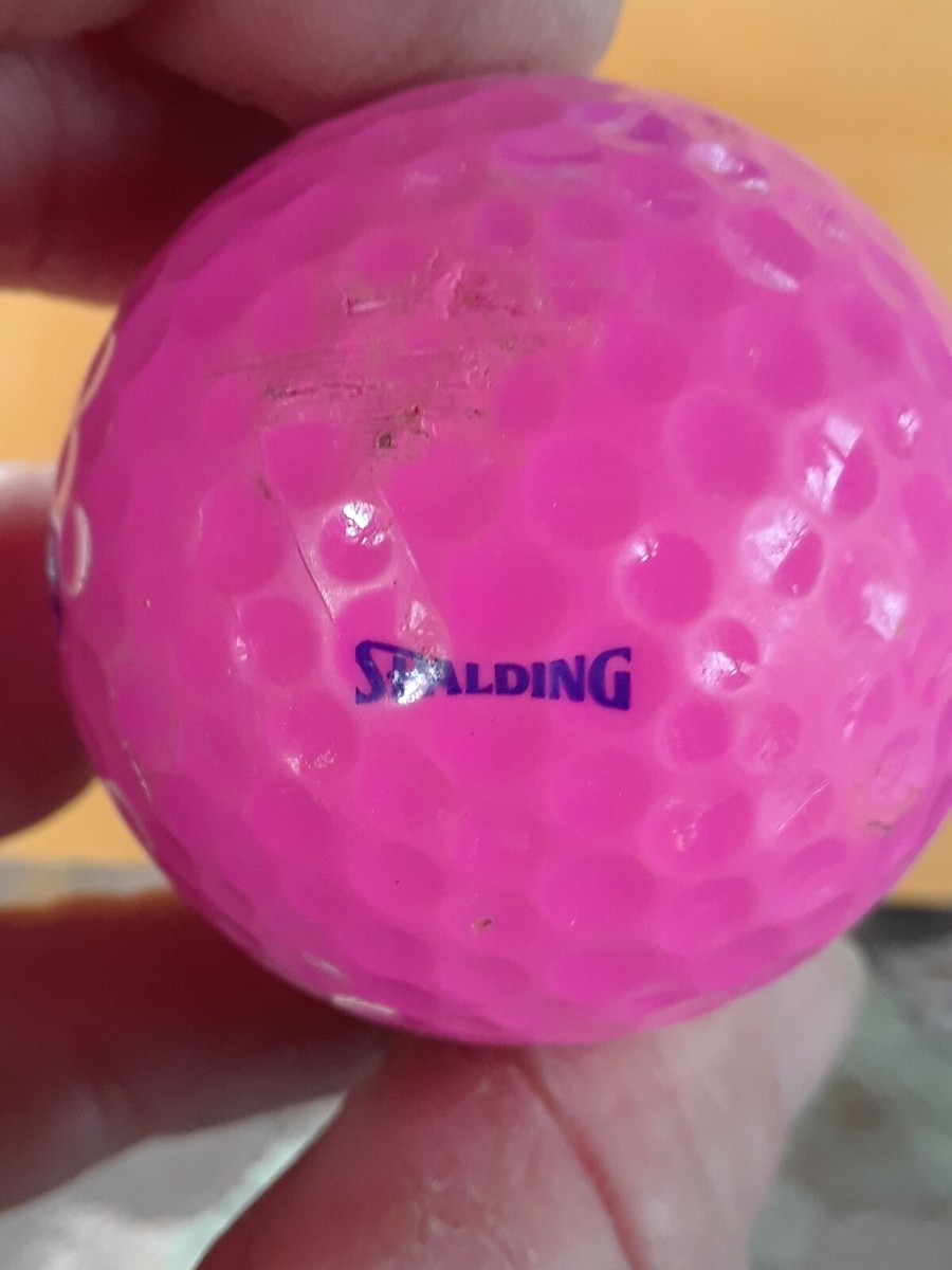 Spalding Flying Lady 2 Pink Golf Ball Pre-owned | eBay