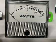 Vintage Panel Meters Gauges Instruments watts dbm degrees Fe/NFe Select choice