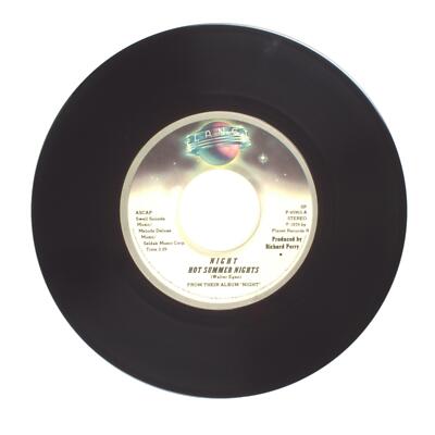 Night - Hot Summer Nights; Party Shuffle - Vinyl Record 45 RPM 7''