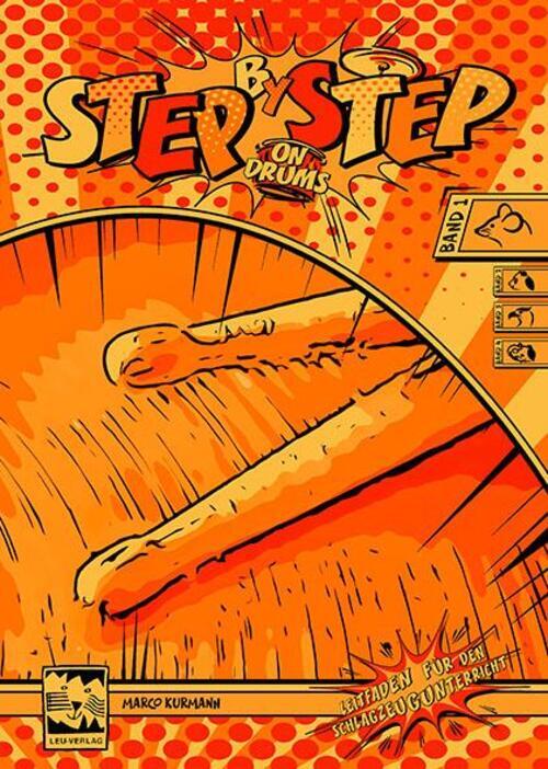 Thumbnail - Marco Kurmann | Step By Step On Drums Band 1 | Taschenbuch | Deutsch