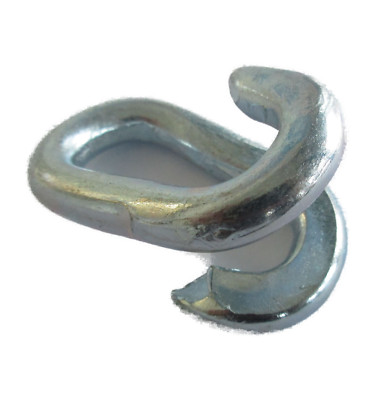 Notglieder, 8mm stark, galvanisch verzinkt, Pkg. a 5 St.