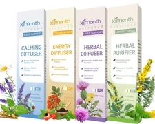 Herbal Diffuser Pens w/ Mints & MuIIein Lung Detox & Liver Support Nasal Inhaler