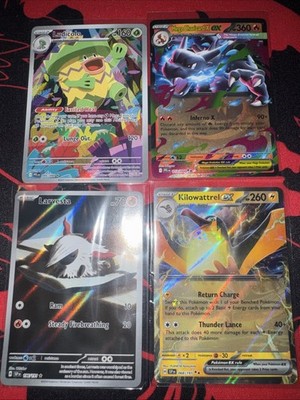 Pokémon TCG 2 ISR s & 2 EX Holos Lot of 4 NM Condition Cards