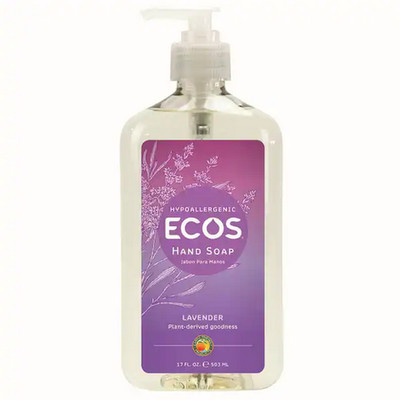 ECOS Pump Bottle Lavender Scented Hand Soap 17 Oz. 