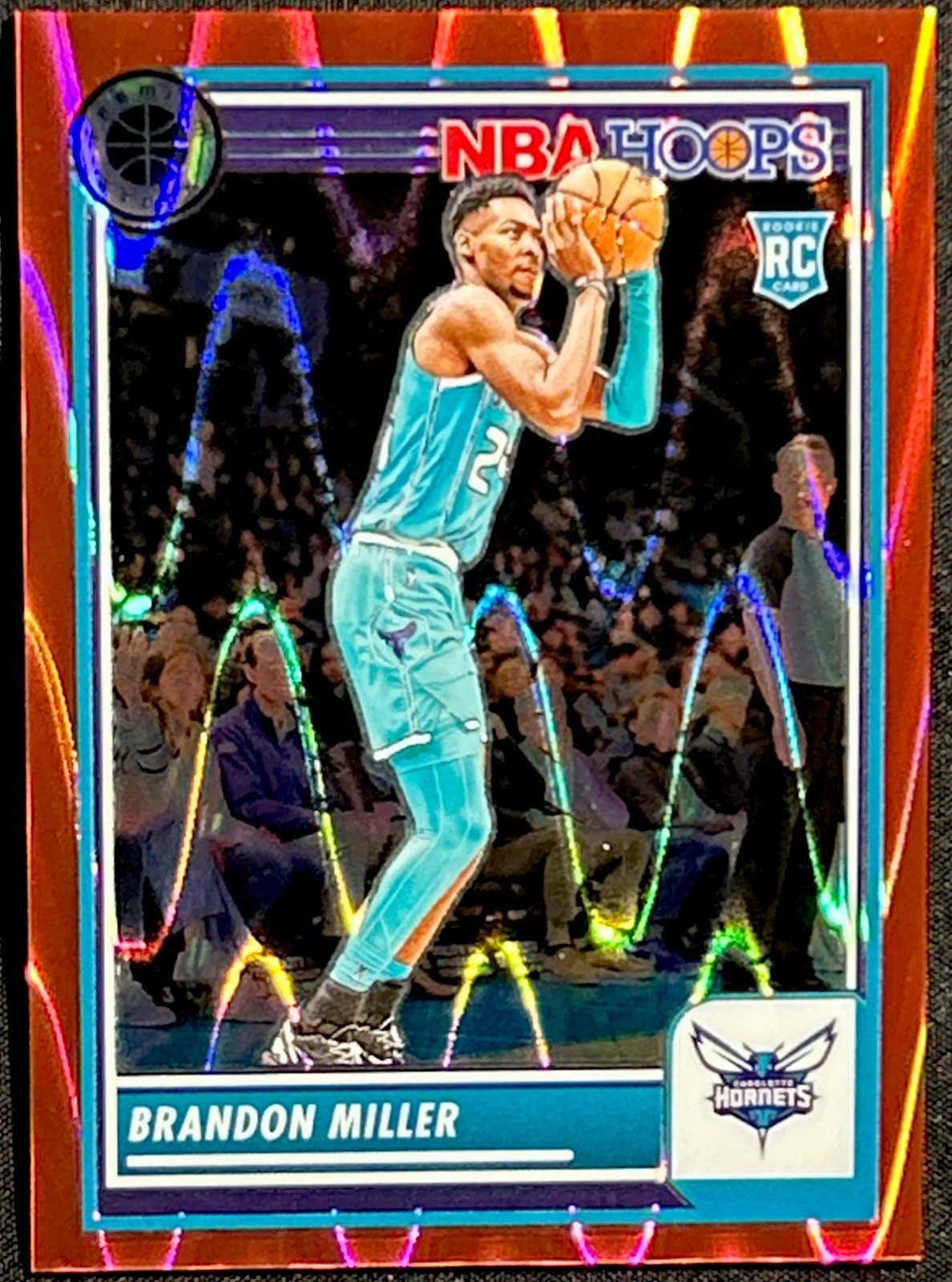 2023-24 Nba Hoops Premium Stock - Brandon Miller #245 Red Seismic Prizm /199 RC