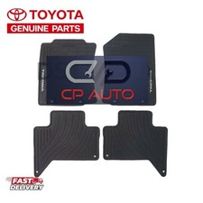12 - 14 Toyota Tacoma Oem Rubber All Weather Floor Mats Set Of 4 12 - 14 Toyota Tacoma Oem Rubber All Weather Floor Mats Set Of 4