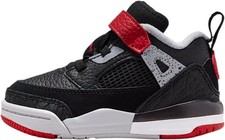 Jordan Spizike Low Baby/Toddler Shoes Black/Wolf Grey/White/Gym Red - Black/Wo