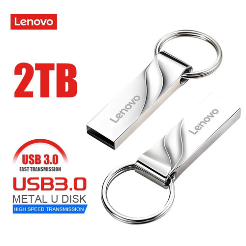 Lenovo USB 2 TB 3.0 Chiavetta USB Pen Drive Portable Hard Disk Flash High Speed - Foto 1 di 12