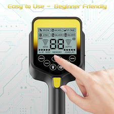 Metal Detector for Adults Professional, up to 20 Hours of Extended Runtime, A...