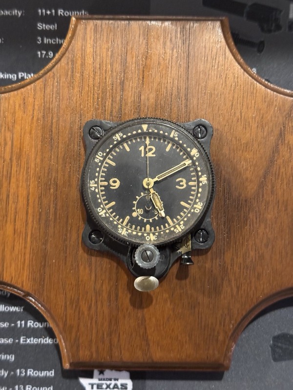 JUNGHANS Borduhr COCKPIT CLOCK LUFTWAFFE 30BZ CHRONOGRAPH 1942 RUNNING