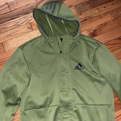 adidas Men's Pro Sport Full-Zip Sweatshirt Jacket Pullover Size Medium Green