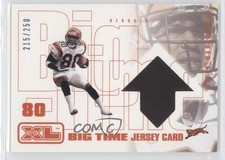 2002 Upper Deck XL Big Time Jerseys 215/250 Peter Warrick #BTPW 0j0