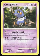 Croagunk 78/123 Common Mysterious Treasures Pokemon EN Heavily Played