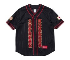 Supreme Homerun Baseball Jersey - Red/Black - SS25 - XXL - DEADSTOCK