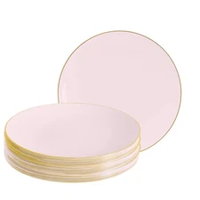 NYC Plastic 30 Pack Dinnerware Plates | Disposable|10.25"| Dinner Plate|Party...