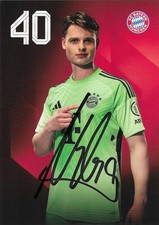 Jonas Urbig - FC Bayern München - NEU 2025/26 - orig. sign. Autogrammkarte