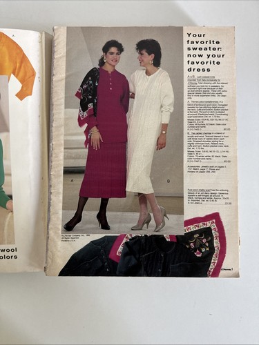 Vintage JC PENNEY 1986 Herbst Winter Katalog - Kaufhaus Mode & mehr - Bild 4 von 9