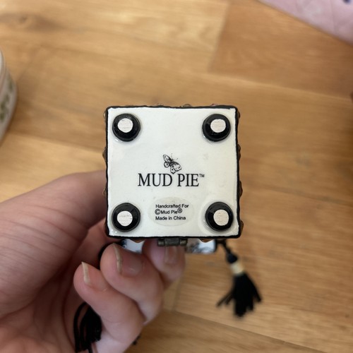 MUD PIE sedia vintage da collezione scatola del tesoro in porcellana - Foto 4 di 6