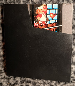 Nintendo NES Super Mario Bros Duck Hunt Game Cartridge Slipcover Tested Working