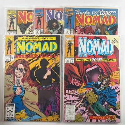 5 Issues Nomad #8-12 Comic Lot Marvel Comics 1992-1993 Bagged N Boarded. VF/MN.