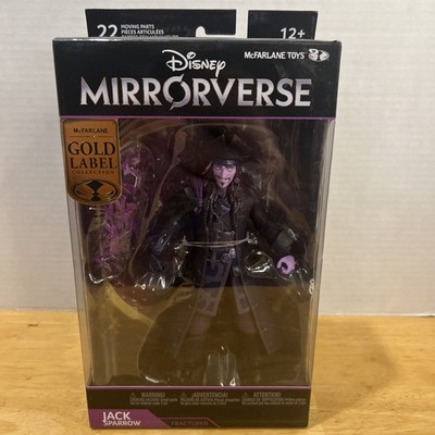 McFarlane Disney Mirrorverse Jack Sparrow Fracture Gold Label 7  Fig. New & Seal