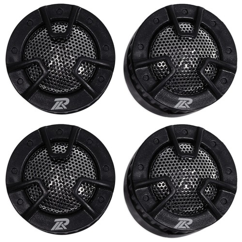 2 New Pairs Power Acoustik NB-4 500 Watt Car Tweeters With Built in Crossover
