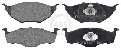 Vorderachse A.B.S. 37238 Bremsbelagsatz, Scheibenbremse für VW