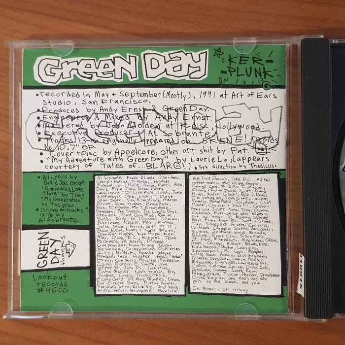 GREEN DAY Kerplunk! KAO VG+/EX(CD) - Bild 2 von 4