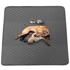 Washable Reusable Dog Pee Pads, 34"x52" Absorbent Waterproof Puppy Training...