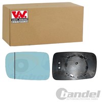 VAN Wezel Spiegelglas AsphÄRisch Beheizbar Blau GetÖNt Links Passend FüR BMW 3 7