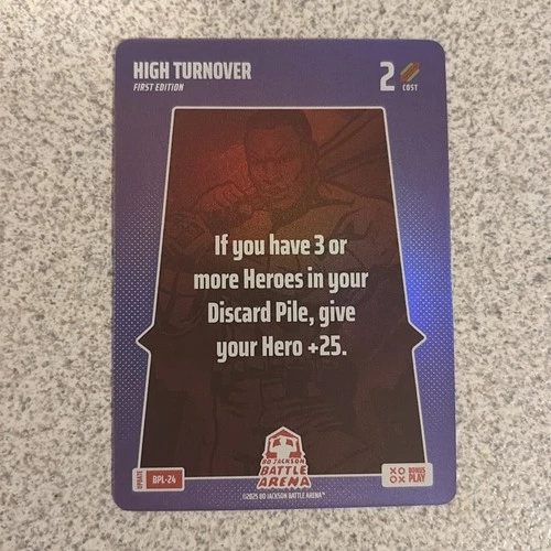 Bo Jackson Battle Arena Bonus Play 24 High Turnover BPL-24 SSP rare card